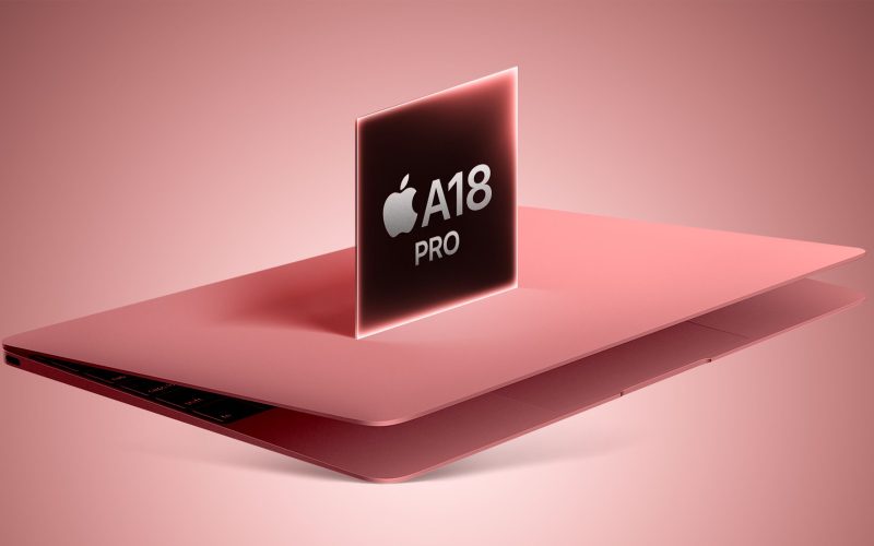 Low Cost A18 Pro MacBook Feature Pink 1