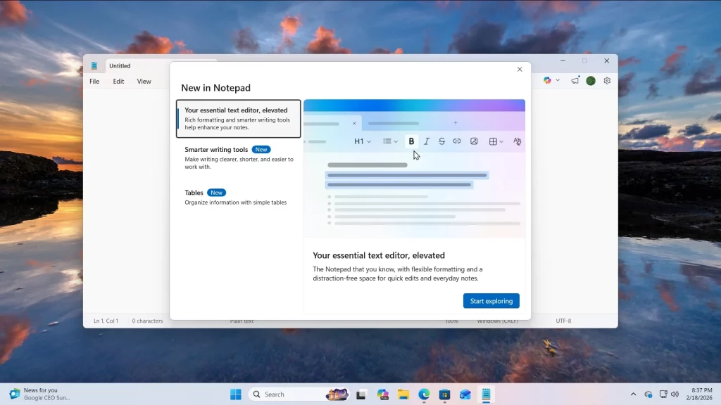 notepad image
