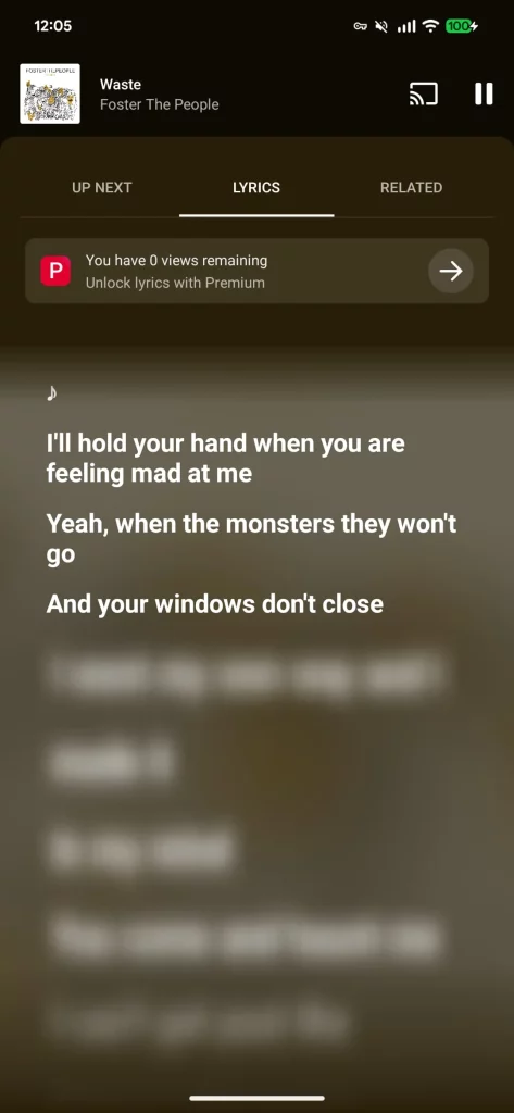 youtubemusic lyric