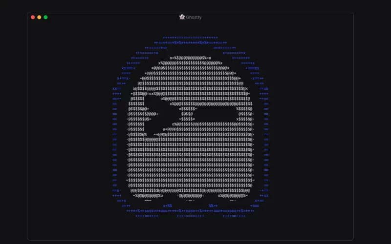 ghostty title