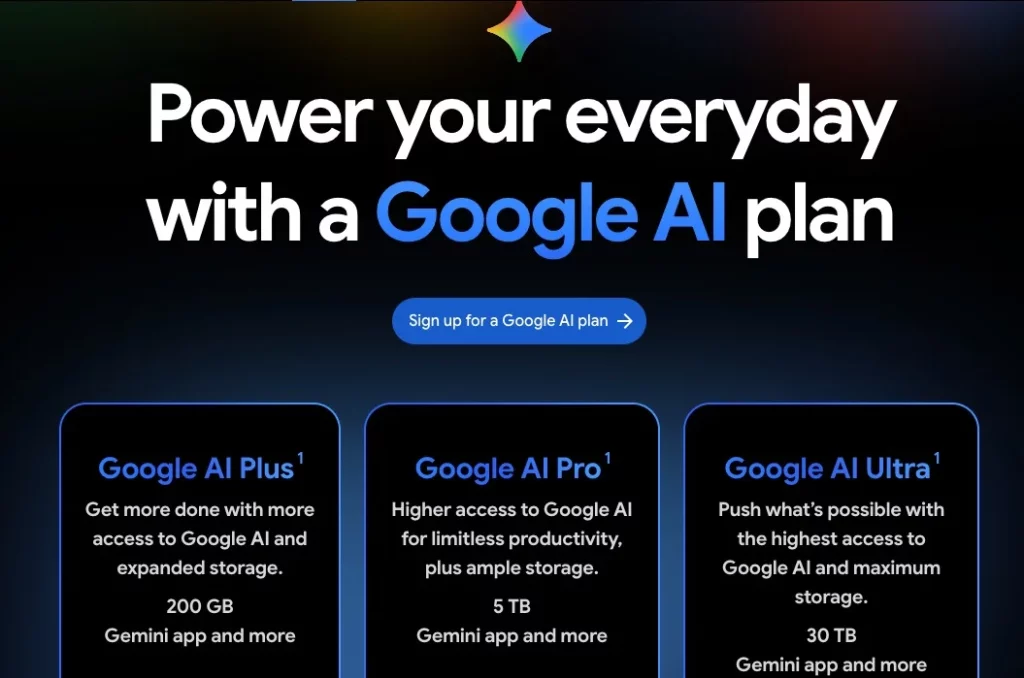 google ai storage