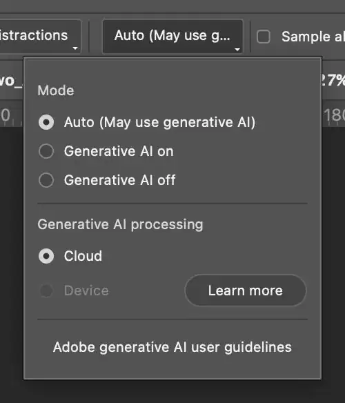 photoshop remove cloud