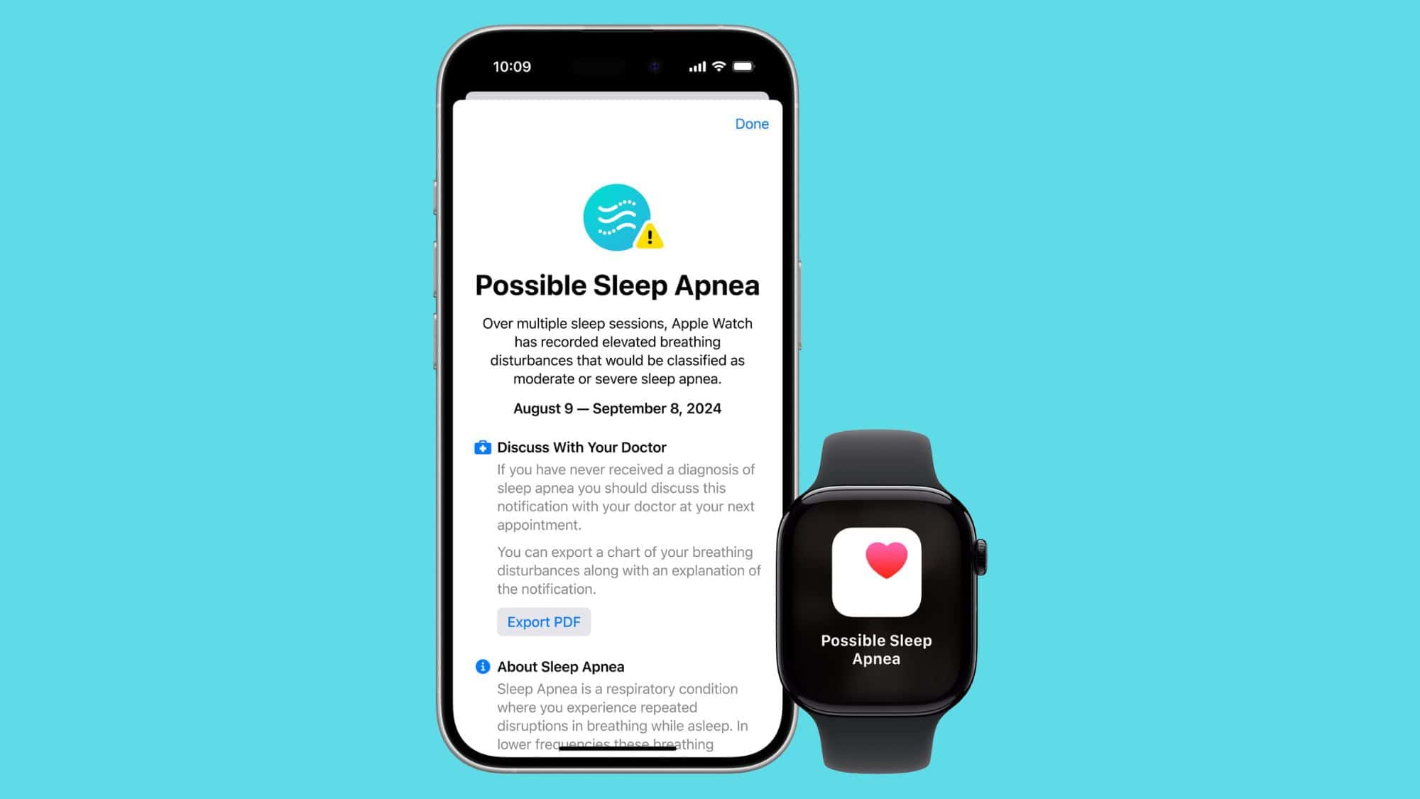 Apple Watch 睡眠呼吸暫停跡象提示功能在中國大陸推出