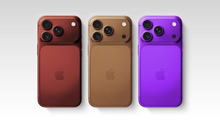Coffee Burgundy Purple iPhone 18 Pro Mock 2