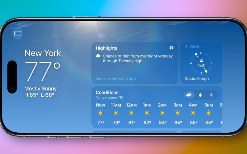 iOS27 天氣狀況
