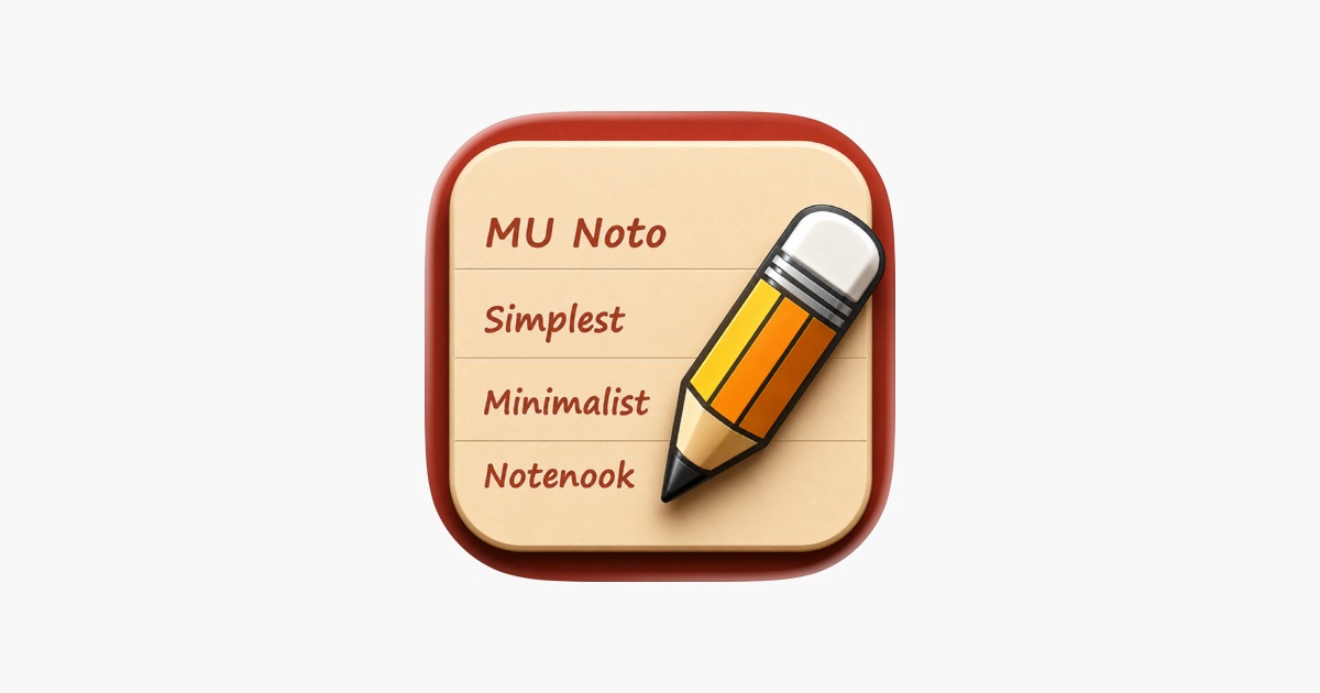 極簡純粹筆記工具　原價 US $9.99《Mu Noto》限時免費