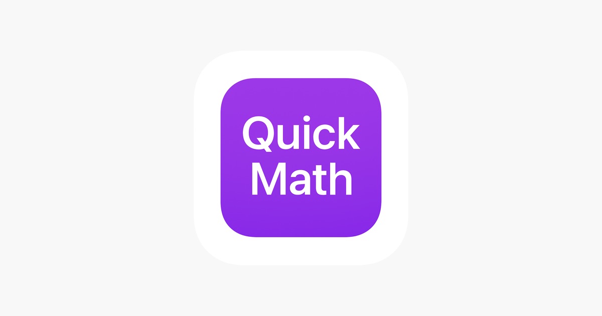 數學速算訓練好幫手　原價 US $0.99《QuickMath》限時免費