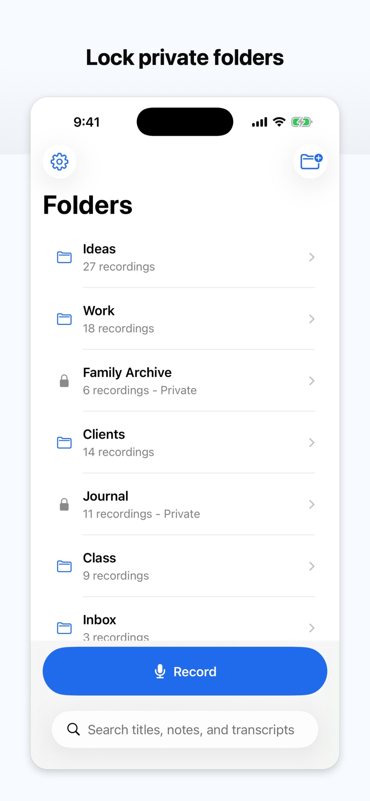 資料夾語音記事 原價 US $0.99《Private Voice Notes》限時免費 - 流動日報
