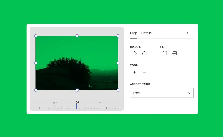 A new way to crop scaled 1