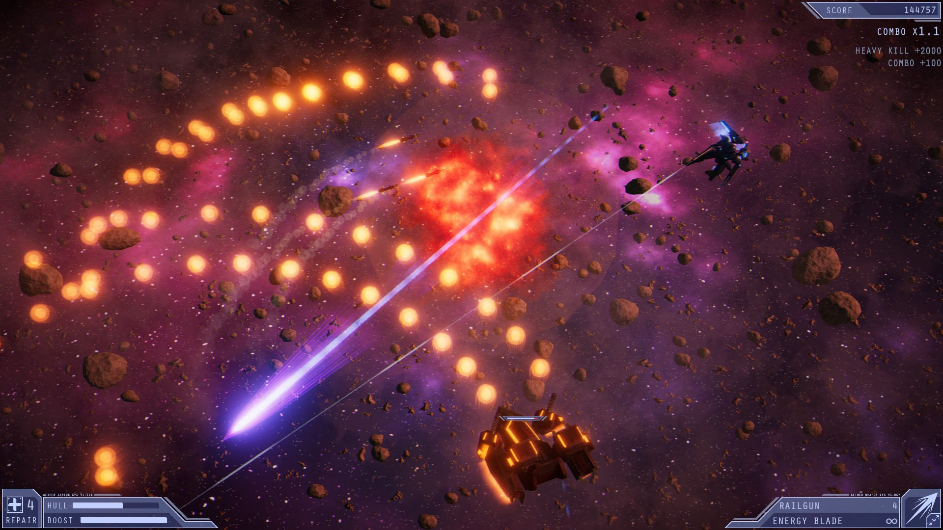 【PC】節奏機甲太空射擊 《Project First Contact》限時免費