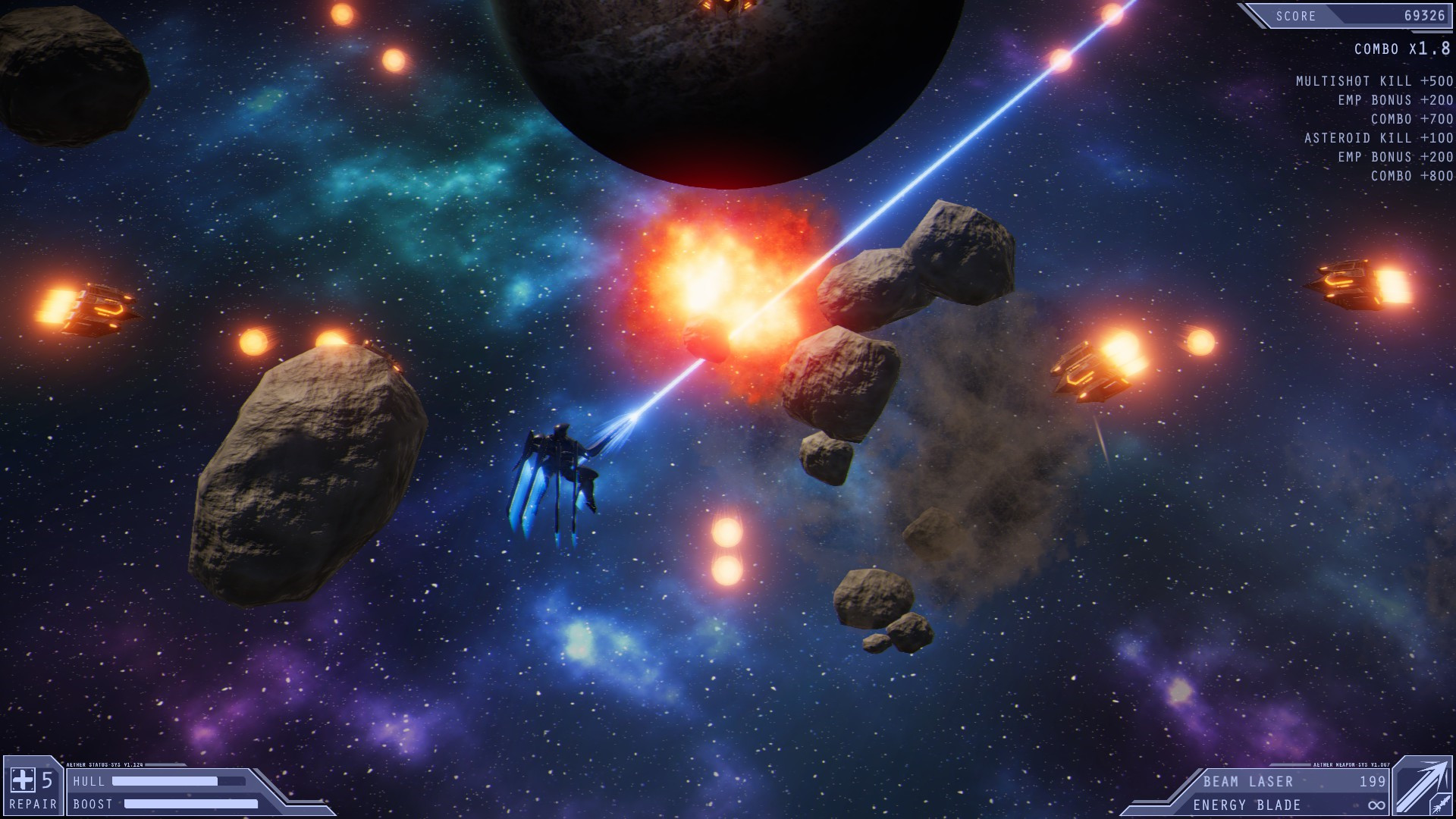 【PC】節奏機甲太空射擊 《Project First Contact》限時免費