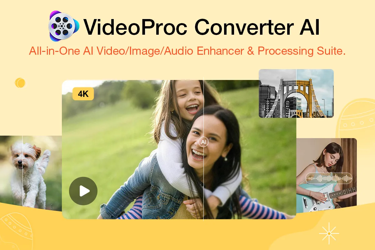 VideoProc Converter AI 限免再度開放　用 AI 一鍵修復影片畫質（模糊影片變 4K 超清）