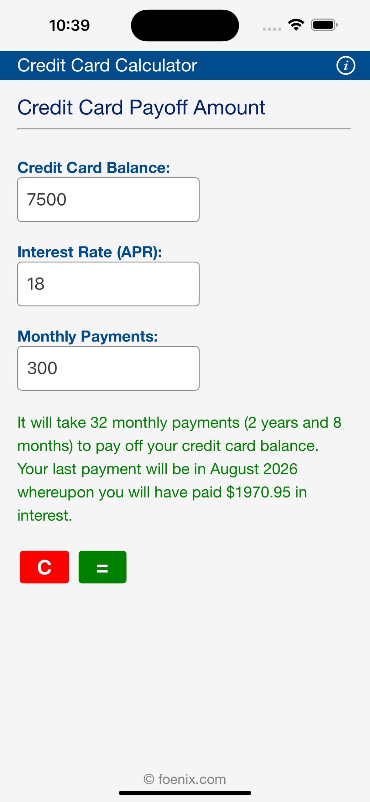 App Screenshot
