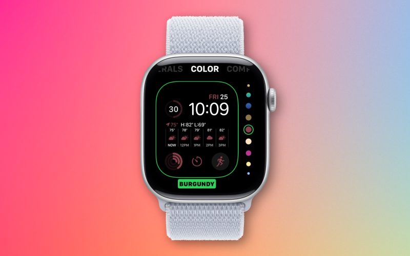 Colors Modular Apple Watch Face watchOS27 1