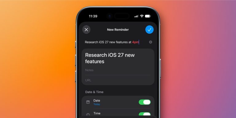 Reminders iOS27 Describe