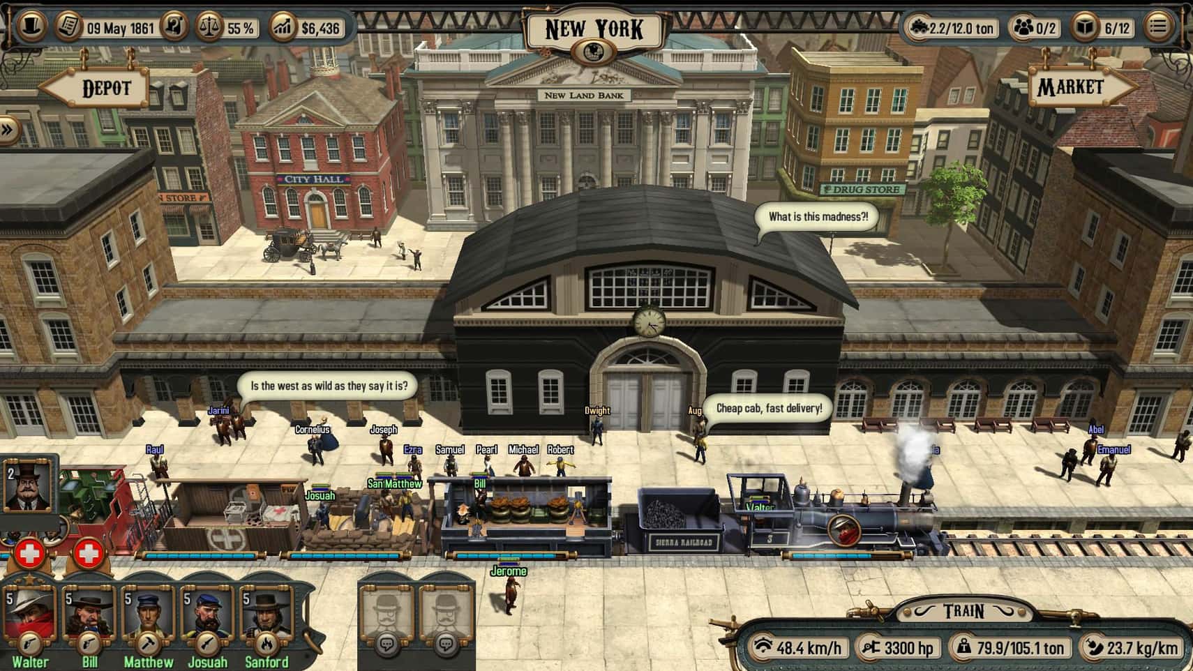【PC/Mac】西部鐵道經營歷險 Bounty Train 限時免費