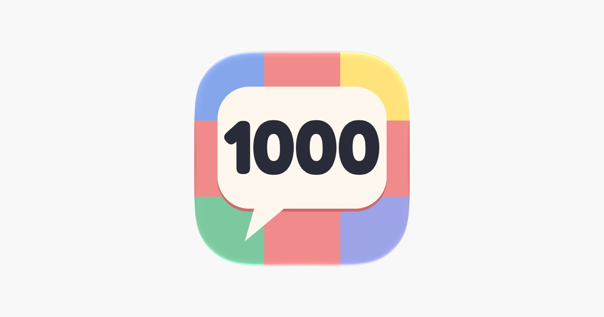離線背熟千個常用外語單字　原價 US $0.99《1000 Words》限時免費