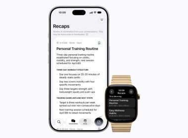 Apple Watch Siri Recap iPhone