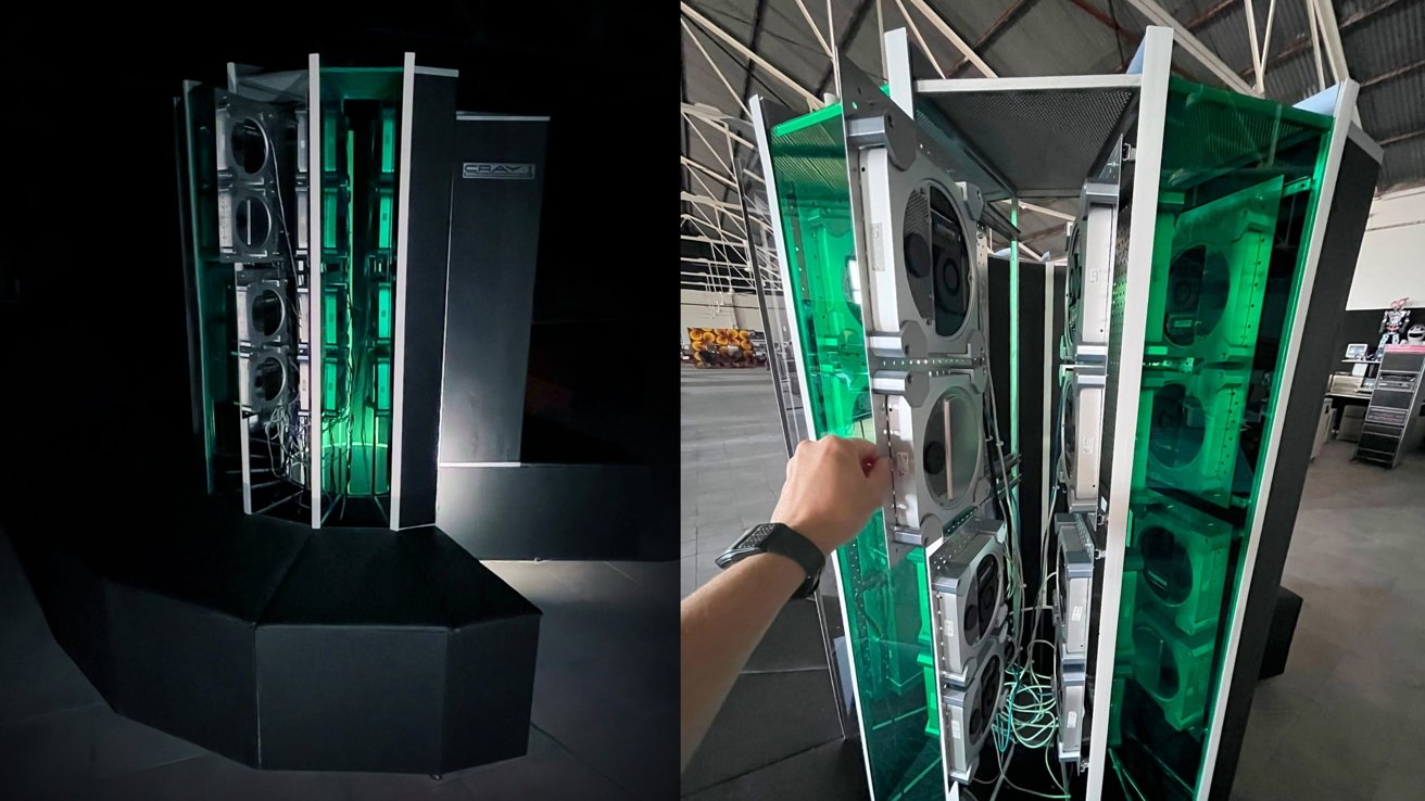 西班牙博物館復刻 Cray-1　30 部 Intel Mac mini 組成運算叢集