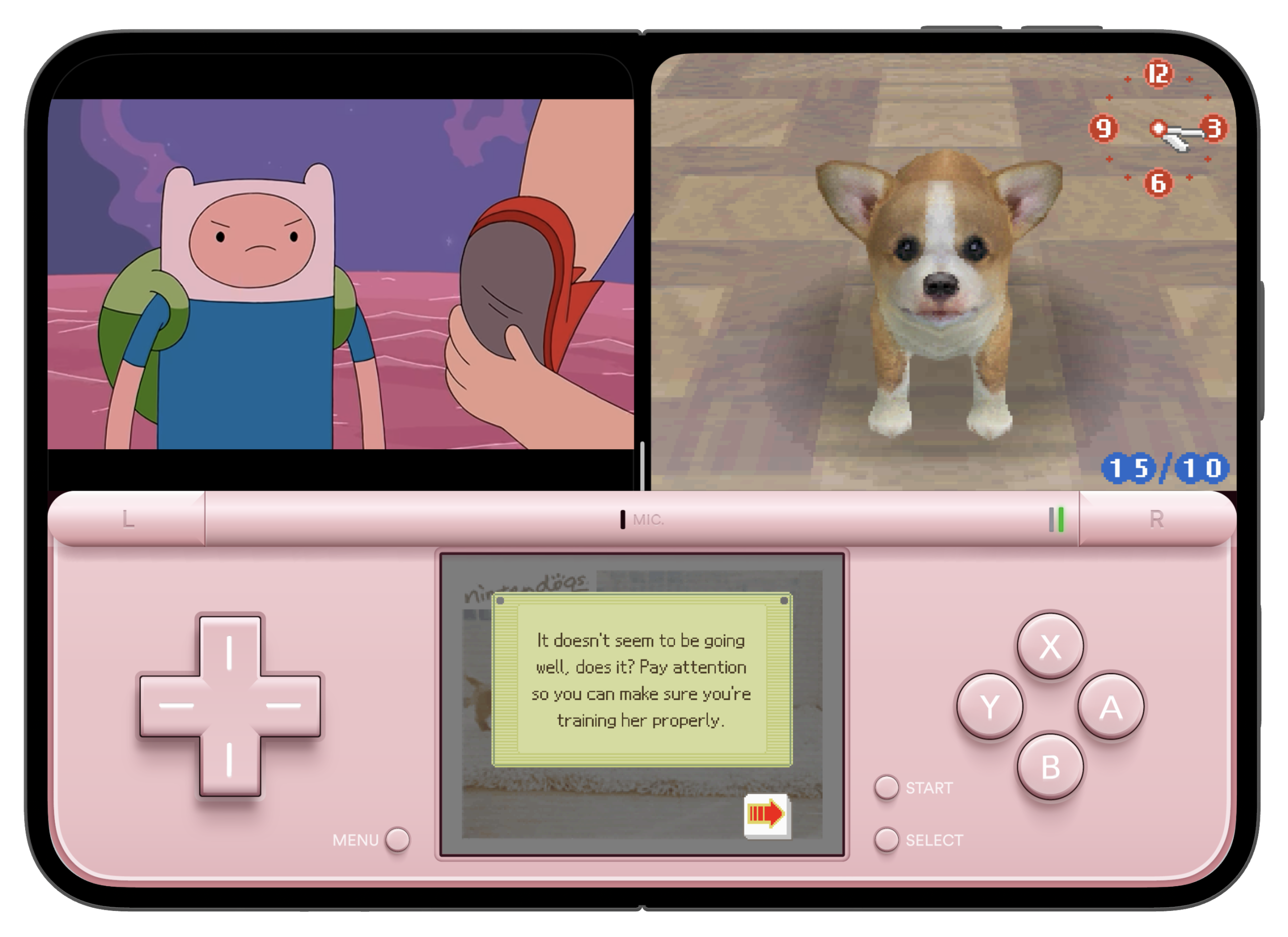 玩 NDS 體驗滿分　Delta 模擬器為 iPhone Duo 推專屬控制面板