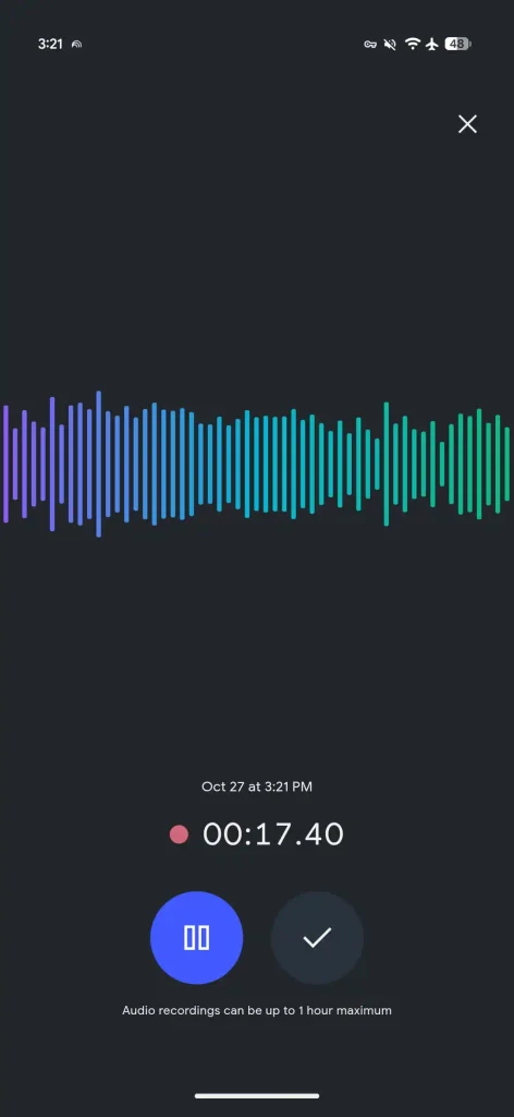 Gemini Notebook recorder 2