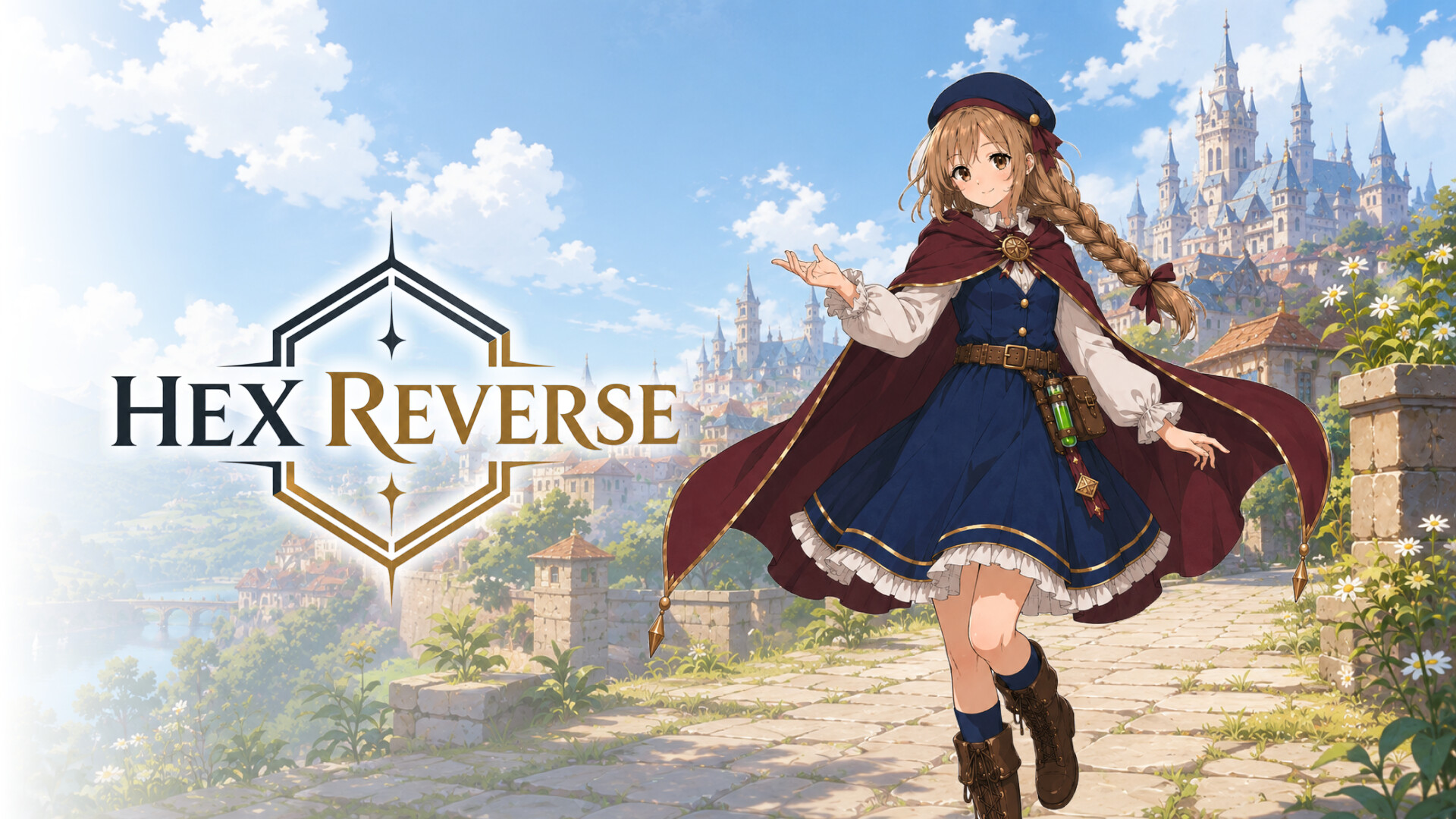 【PC】六角卡牌佔地構築遊戲　Hex Reverse 限時免費