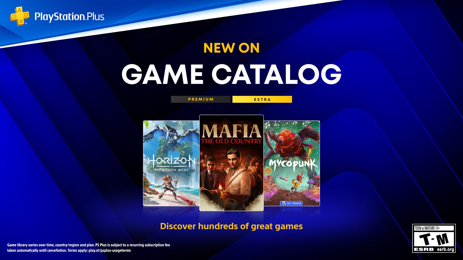 PlayStation Plus 十月遊戲目錄揭曉　Horizon Forbidden West、Mycopunk、Mafia 登場