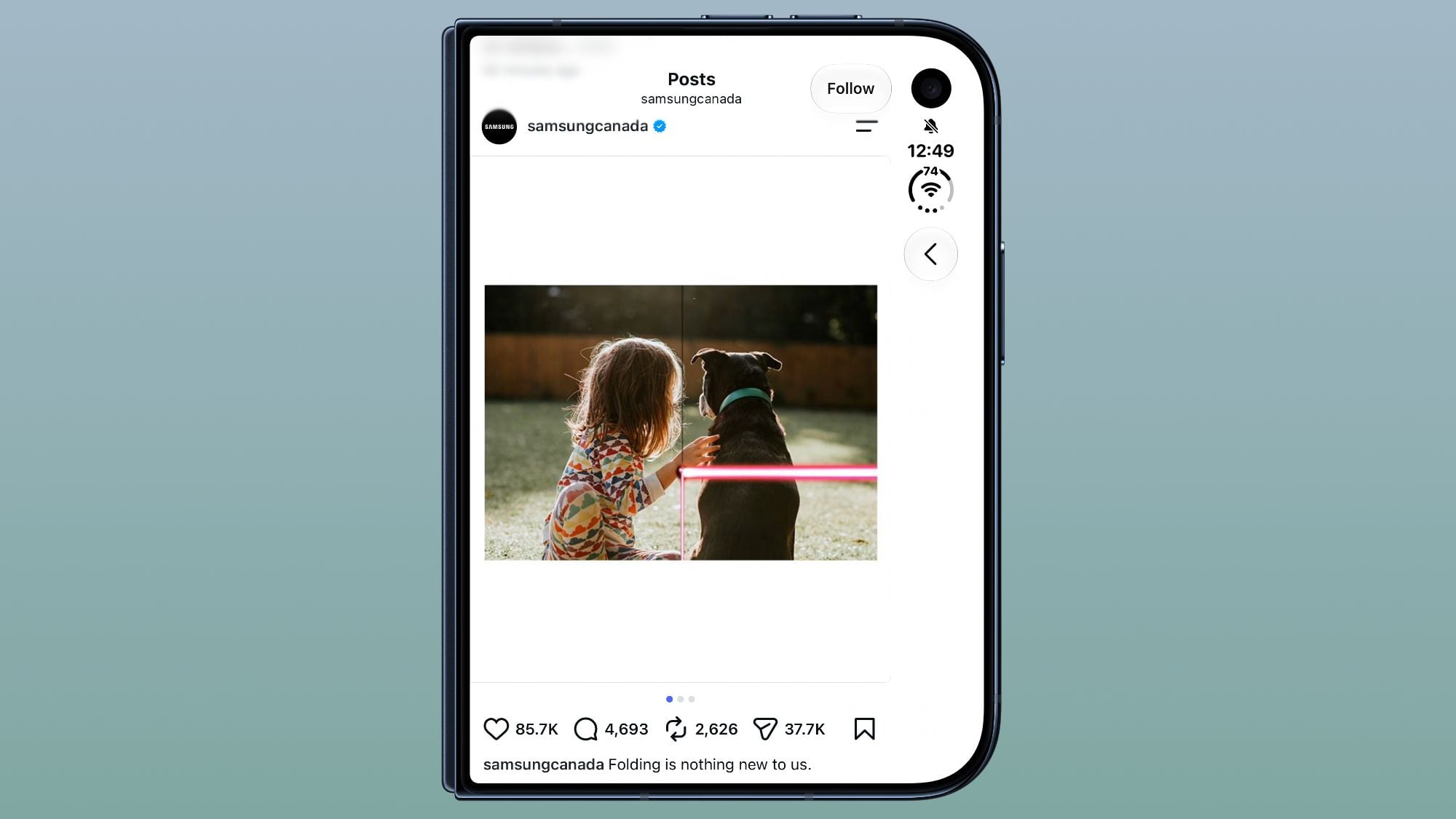 Samsung 發佈廣告嘲諷 iPhone Duo 螢幕破裂