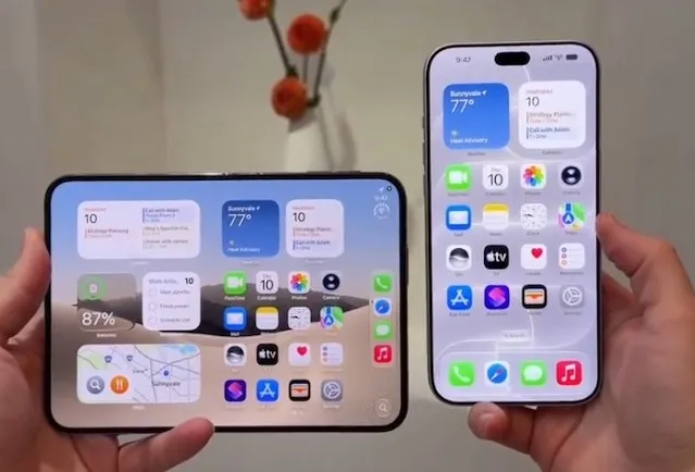 iPhone Duo 對比 iPhone 18 Pro Max　展開寬度近 6.48 吋