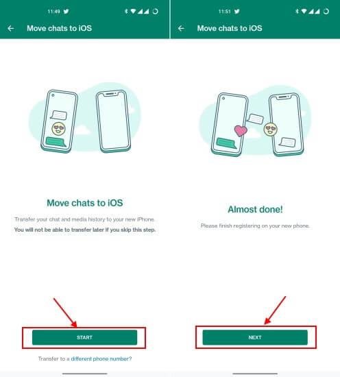 Android WhatsApp 準備把聊天記錄移往 iOS