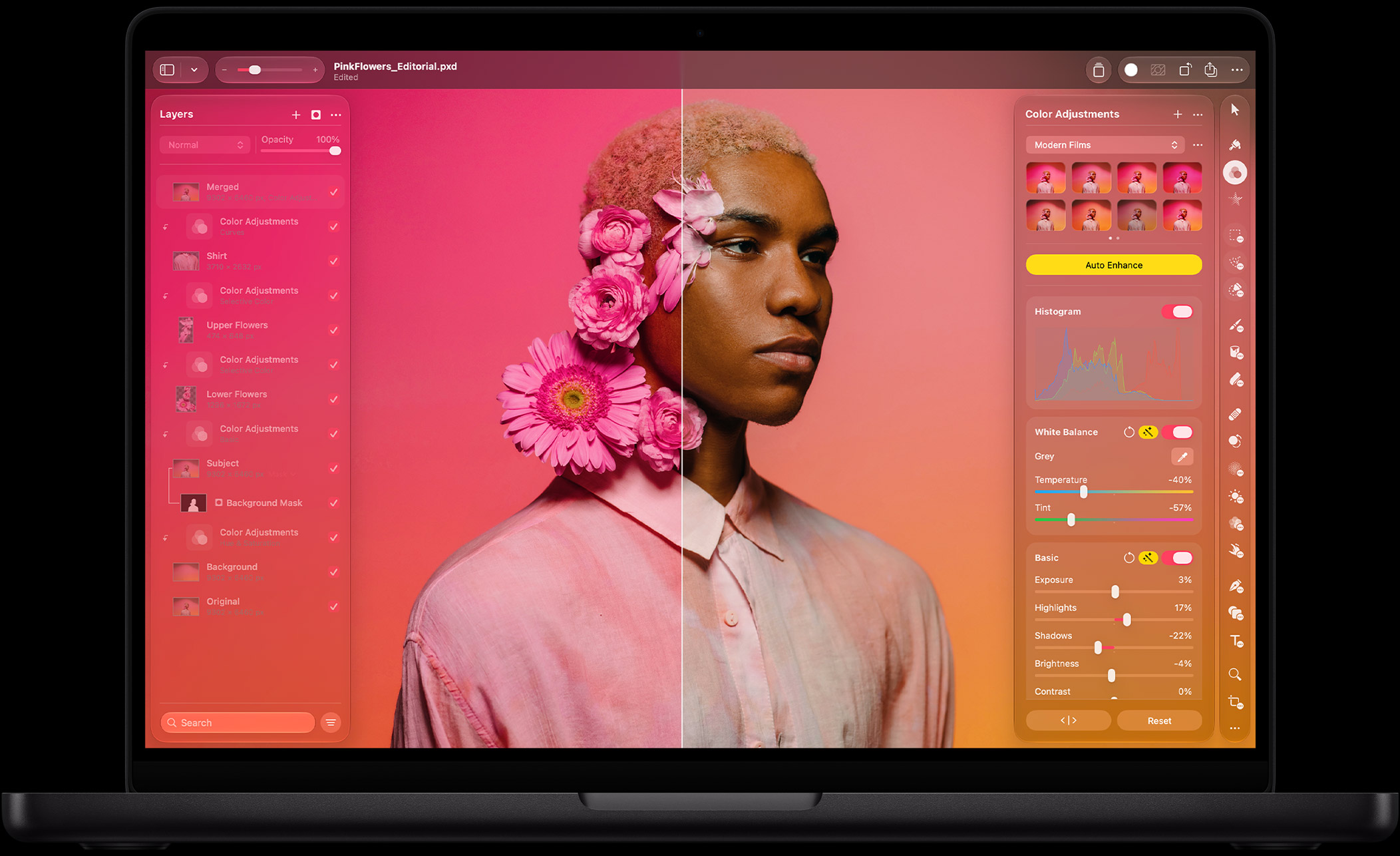 M6 MacBook Pro 執行相片編輯 app