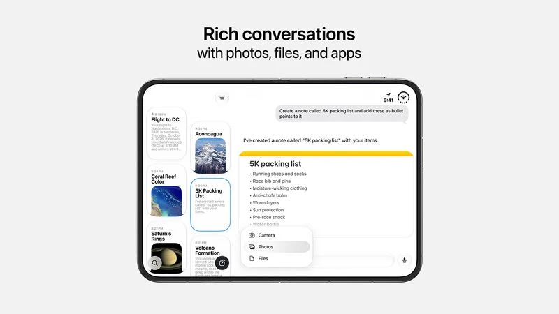 siri app conversation view pop up